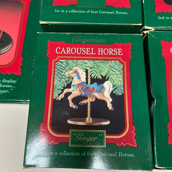Hallmark carousel ornaments set - Picture 3 of 7